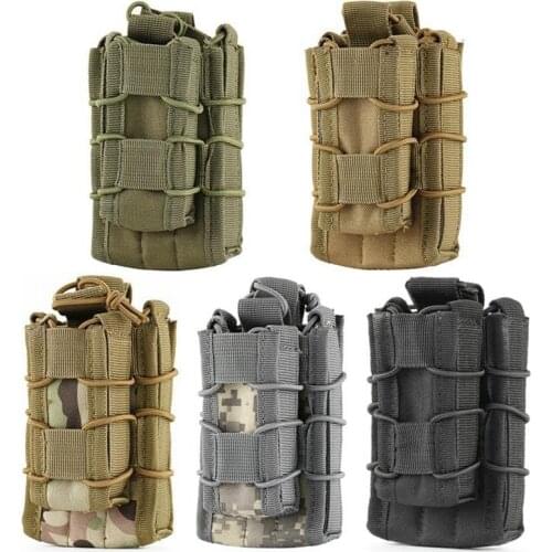 Tactical Molle Magazine Pouch Bag Holder for M4 M14 AK Airsoft Open Top Rifle Pistol Mag Pouch Carrier Case Hunting Accessories