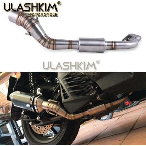 For YAMAHA NMAX 155 NMAX155 NMAX 125 NMAX125 2015-2019 Motorcycle Exhaust Slip On Full System Modified Front Middle Link Pipe
