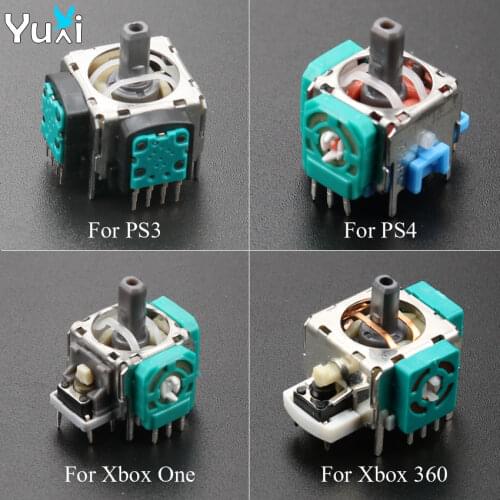 YuXi 1pcs 3D Analog Joystick Stick Sensor for Playstation 3 4 PS3 PS4 Pro Slim For Xbox One/360 Controller Repair part