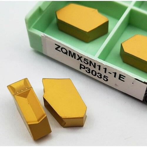 10pcs CNC Carbide Inserts ZQMX5N11-1E P3035 SP500 Cutting Blade Lathe Turning Tools