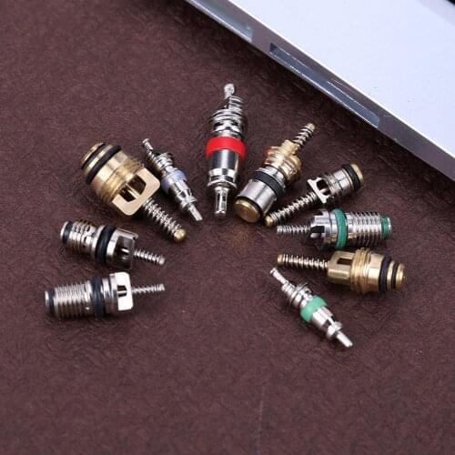 100Pcs/box R134A Car A/C Core Valves Automotive Air Conditioning Valves Assortment Kit Car Accessories