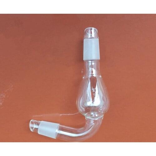 19/24/26/29/32 Male Ground Joints Bend Bump Trap Lab Glass Rotary Evaporator Ball