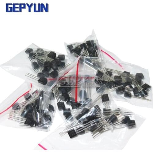 20PCSX6values=120PCS 78L05 78L06 78L08 78L09 78L12 78L15 TO-92 TO92 Transistor package Assorted Kit new and Gepyun