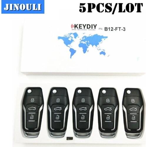 5PCS/LOT For KD900/KD900+/URG200 Key Programmer keydiy original remote car key B12-3 3 button B Series Remote Control