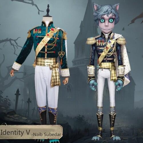 Anime Identity V Cosplay Naib Subedar Cosplay Costume New Skin Cheshire Cat Costumes Cats Paw Uniforms Halloween Clothes