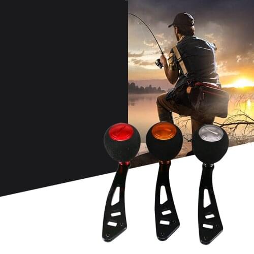 Baitcasting Fishing Reel Handle Reel Rocker Arm with EVA Knob Saltwater Freshwater Fishing Tools for S/D/A Reel