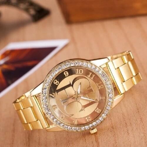 CH Brand Luxury High Quality Rhinestone Design Quartz Watch Women Casual Rose Gold Series Dress Watch Men Best Gift 2021 Reloj