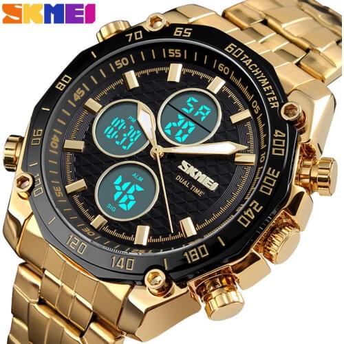 Watch naviforce sport men doobo Top Luxury Brand Military Quartz Watches Stainless Steel LED Digital Clock Relogio Masculino