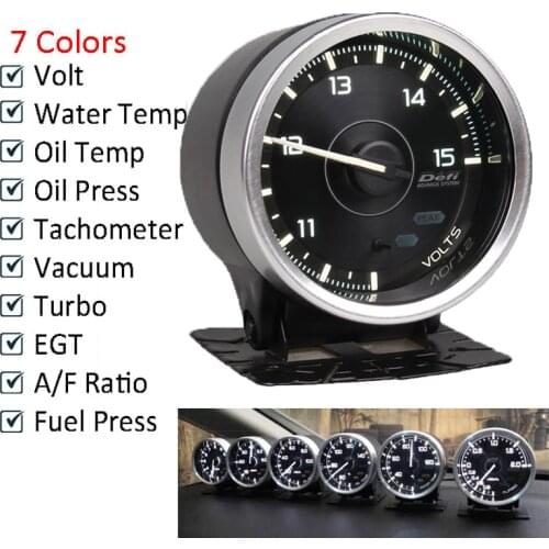 Defi Advance A1 60mm Gauge Water Temp-Gauge Oil Temp Gauge Turbo Boost Gauge Ext Temp Gauge Oil Pressure Gauge Auto meter