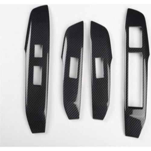 For 2015-2020 new Lexus NX interior modification HIPS mahogany carbon fiber color Electric Windows Car Accessories left drive