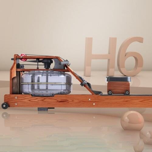 Mute Rowing Machine Solid Wood Monorail Track Rowing Machine Aerobic Exercise Body Glider Training Fitness Equipment