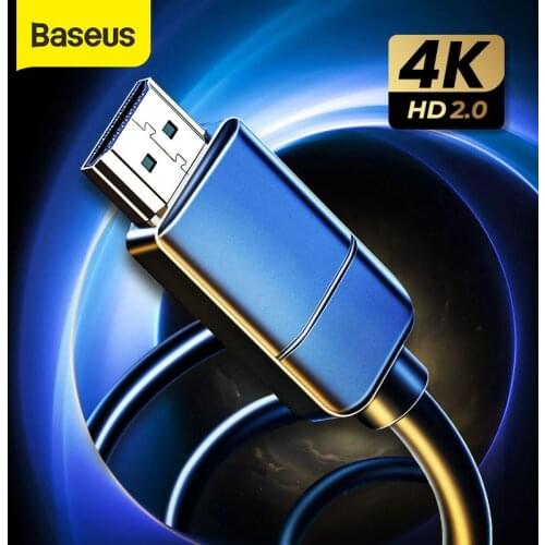 Baseus HDMI-compatible Cable HD to HD Cable for Apple TV PS4 Splitter 3m 5m 10m HDMI-compatible Cable Vedio Cable 4K 60Hz HDR