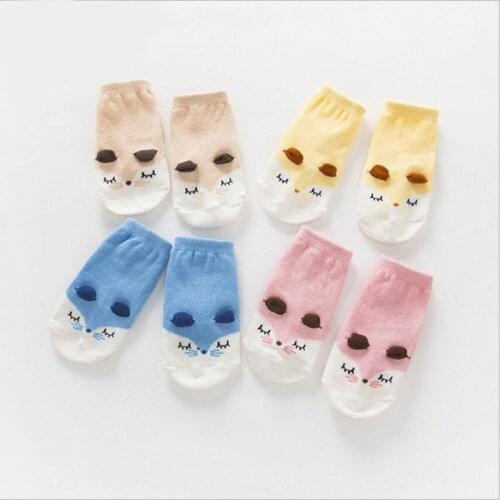 Cotton Spring Autumn Baby Girls Kids Socks Children breathable Boys fox socks Fashion Colorful Kawaii gift for toddler kids