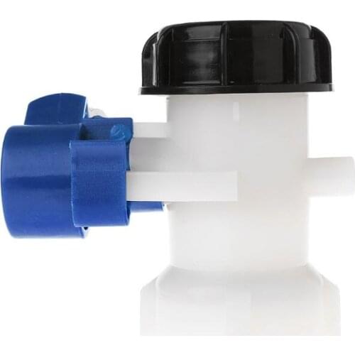 IBC Tote Tank Butterfly Valve Drain Adapter 2.44" Coarse Thread