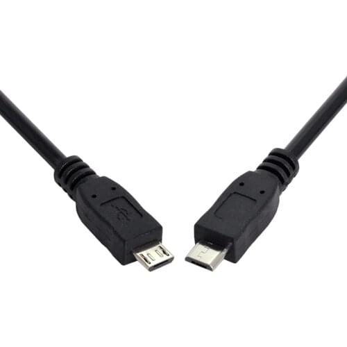 Cablecc Micro USB Male to Micro USB Male Data Charger Cable 100cm for MP4 Mobile Phone
