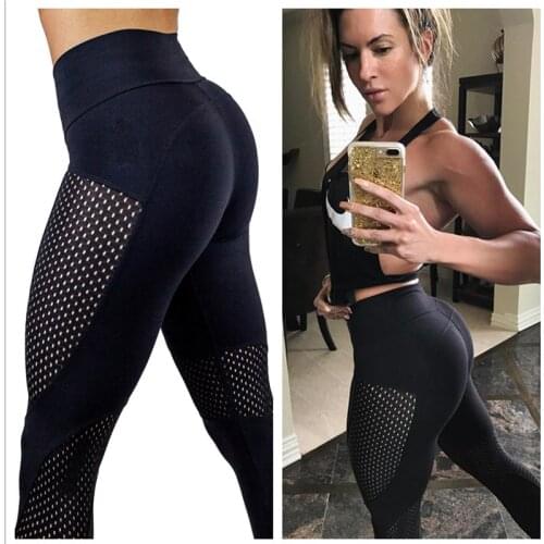 Running Tights Women Sportswear Leggings Female Running Pant Fitness GYM Pants Patchwork Compression Mujer Leggings