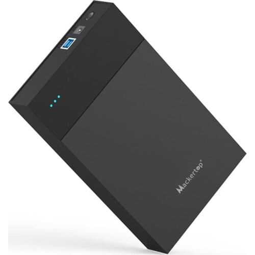 Hard Drive Enclosure 3.5 Inches, USB 3.0 to SATA External Hard Drive Enclosure Case for 3.5" SATA HDD (Hard Drive Not Included)