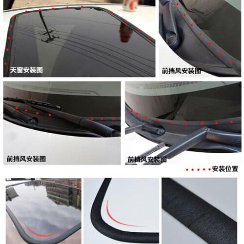 3 meters car sunroof rubber decoration for Jaguar XF XJS XJ XK S-TYPE X-TYPE XJ8 XJL XJ6 XKR XK8 X320 X308