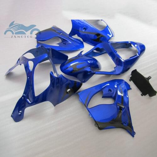 High quality fairing kits for KAWASAKI Ninja ZX9R 2000 2001 motorcycle sports body repair fairings kit 00 01 ZX 9R dark blue set
