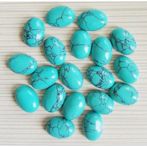 Wholesale 50pcs/lot hot selling calaite stone beads oval shape CAB CABOCHON 10X14mm stone beads Free shipping