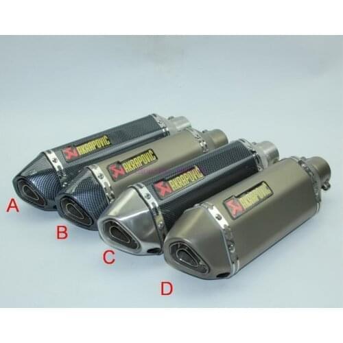 By DHL or Fedex 10set useful Motorcycle Modified Scooter Exhaust Muffle pipe GY6 CBR CBR125 CBR250 CB400 CB600 YZF FZ400 Z750