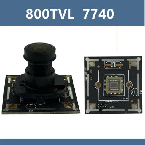 CCTV Analog Camera Module board CVBS with IR-CUT FishEye Lens Focused 800TVL Surveillance 7440+8510
