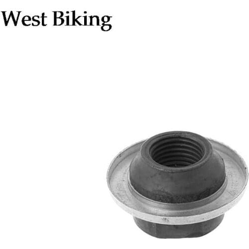 2 Pcs/Set Bicycle Hub Nut Screw Front Rear Fixed Gear MTB Bike Parts Single Speed 3/8 Metal Nuts Folding Bikes Supplies