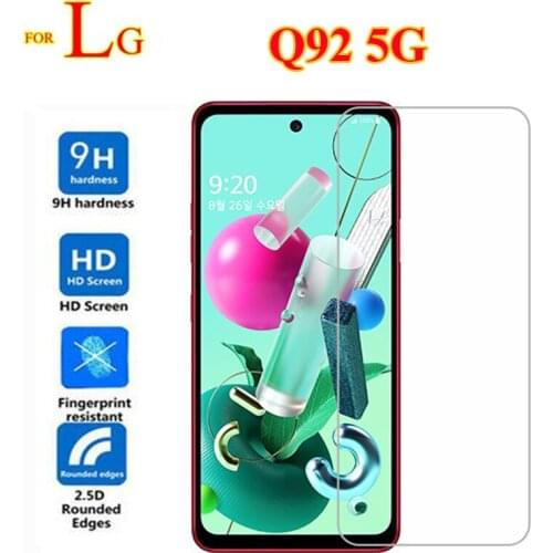 Tempered Glass for LG Q92 5G Glass Screen Protector 9D Protective Glass Film for Templado LG Q92 Q 92 2020 Pelicula de vidro