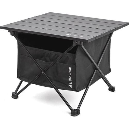 1Pc Portable Aluminum Outdoor Camping BBQ Folding Table Detachable Fishing Picnic Ultra-light Mini Desk with Storage Bag