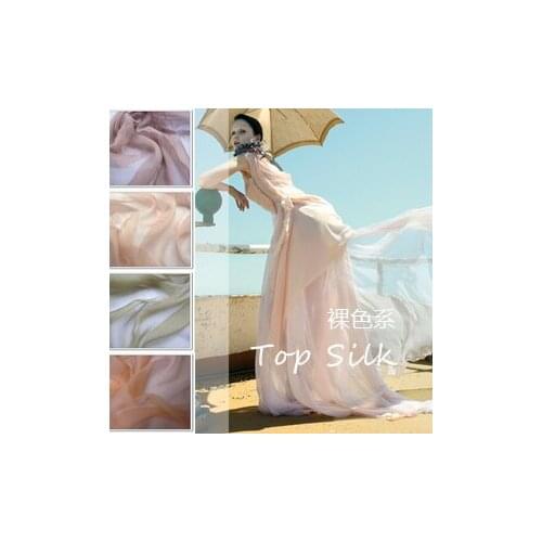 2016 Promotion Sale Telas Patchwork Tulle Rolls Tissus Nude Color] Silk Crepon Full-color 100+ Color Ultra Elegant Fabric Cloth