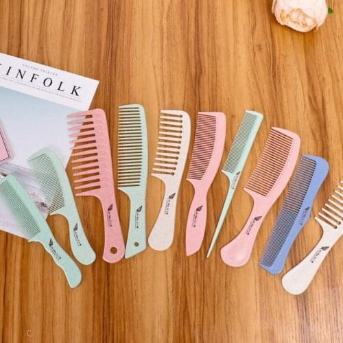 Anti-Static Wheat Straw Tangled Straight Hair Brushes Girls Ponytail Comb Pro Salon Hair Care