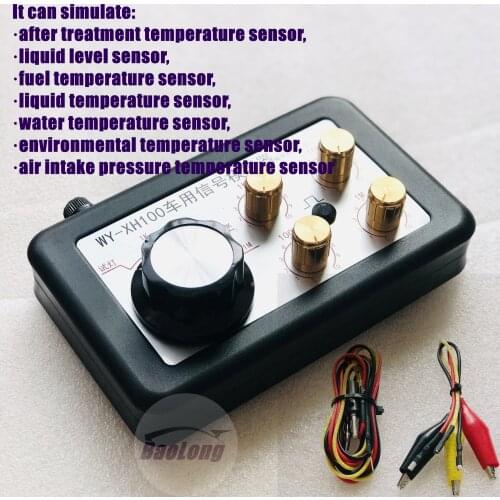 Automobile Auto Vehicle Signal Simulator, Water fuel Temperature Sensor common Rail Pressure Sensor Crankshaft Sensor tester