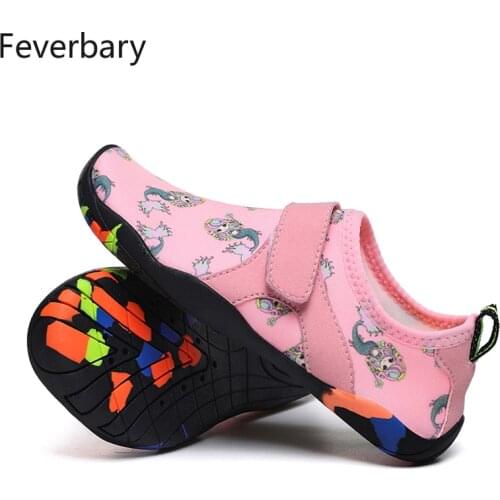 Feverbary Kids Aqua Shoes Summer Beach Breathable Sandals Children Boys Girls Quick Dry Water Shoes Antiskid Cycling Surfing