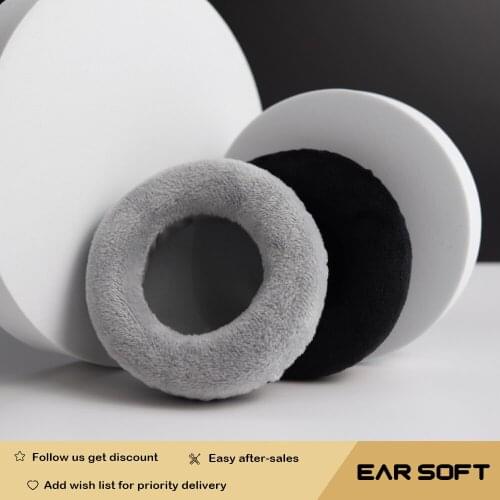 Earsoft Replacement Cushions for Koss HV1 HV1A Headphones Cushion Velvet Ear Pads Headset Cover Earmuff Sleeve