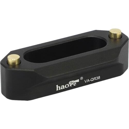 Haoge Quick Release NATO Rail Plate for Camera Cage Cheese Plate fit NATO-compatible Handle Clamp Articulating Arms MonitorMount