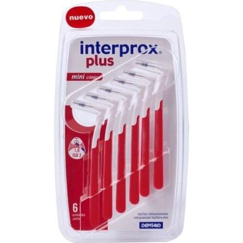 CEPILLO ESPACIO INTERPROXIMAL INTERPROX PLUS MINI CONICO 6 U