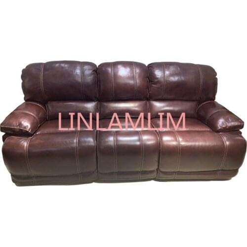 Electric recliner relax massage swivel rocking chair theater living room Sofa bed functional genuine leather couch Nordic modern