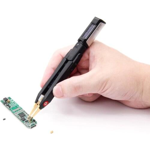 New Portable Digital Smart Tweezers DT71 LCR Meter Signal Generator Debugging Reparing Tool OLED Display