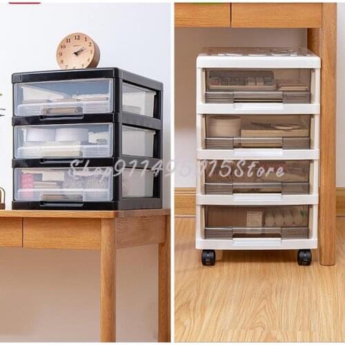 Office Desktop Storage Box Artifact Shelf Put A4 Paper File Storage Cabinet Storage Rack Drawer Type Low Cabinet