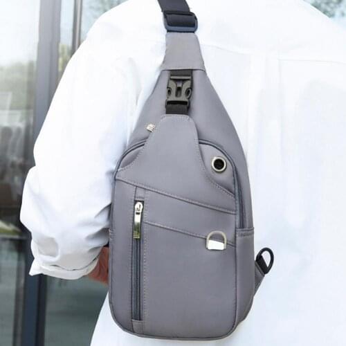 Crossbody Backpack Adjustable Buckle Design Anti-greasy Super Light One Strap Shoulder Backpack for Travel