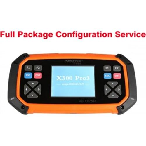 Service to Get OBDSTAR X300 PRO3 Key Master Full Package Configuration
