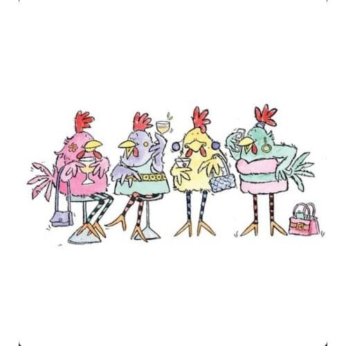 Cartoon Chicken Pattern Stamp And Metal Die Scrapbooking Alphabet Stamp Embossing Craft Making Silicone Transparent Stamps