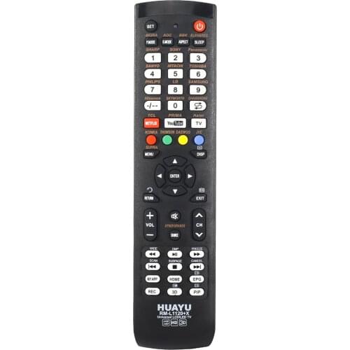 Universal TV Remote Control Controller for Akira Aoc Elenbreg Supra Panasonic Prima Daewoo Jvc Openbox Thomson Konka RM-L1120