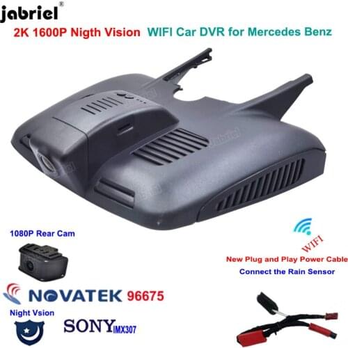 New 2K Wifi Night Vision Car DVR Dash Cam Recorder for Mercedes E Class w213 Convertible for Mercedes Benz E300 E200 Convertible