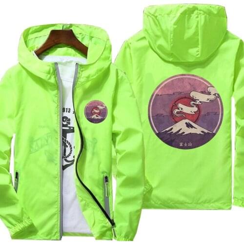 Mount Fuji Jacket Men Women Waterproof Sun Protection Clothing Fishing Quick Dry Skin Windbreaker