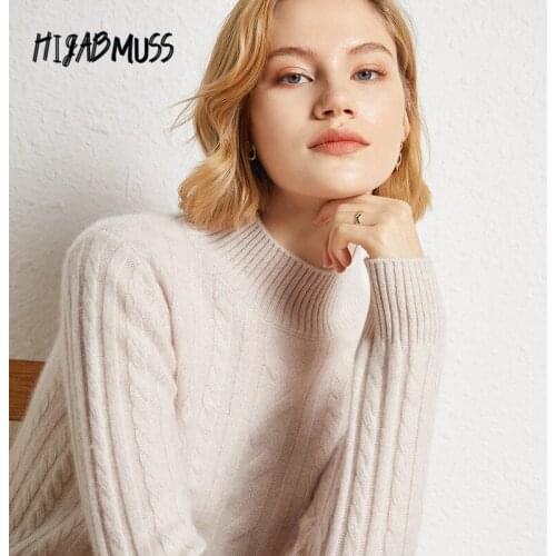 Women New Autumn And Winter Knitted Loose Wool Sweater Pure Color Temperament Skin Tone Striped Sweater Womens Winter Blouse