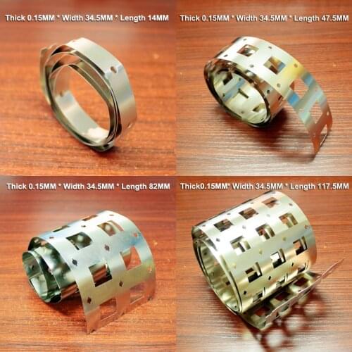 1kg 32650 lithium battery pack high current nickel plated assembly connection spot welding nickel steel sheet