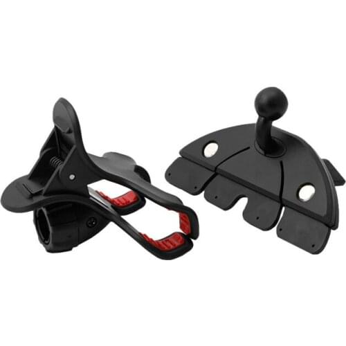 Hot 1 Pc 360 Degree Rotation Adjustable Angle Universal Car CD Slot Holder Clip Mount Cradle Stand For Mobile Phones GPS YHQ