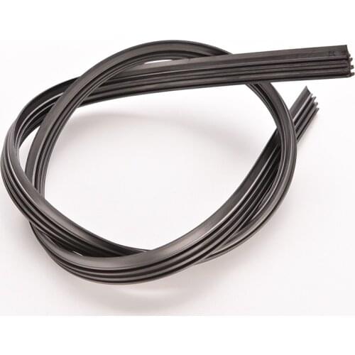 2pcs/lot New 2x 26" 6mm Universal Car Frameless Wiper Blade Refill Natural Rubber Bracketless Auto Car Soft Windshield Windscree