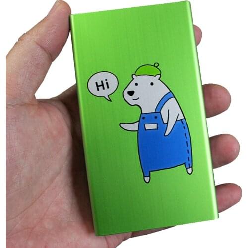 20 Sticks Metal Aluminum Alloy Sliding Slim Cigarette Case For Lady Girl Lover Cute Cat Ukiyo-e LOGO Custom Made Color Printing